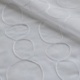 Tissu Voile Brodé Ritournel Blanc