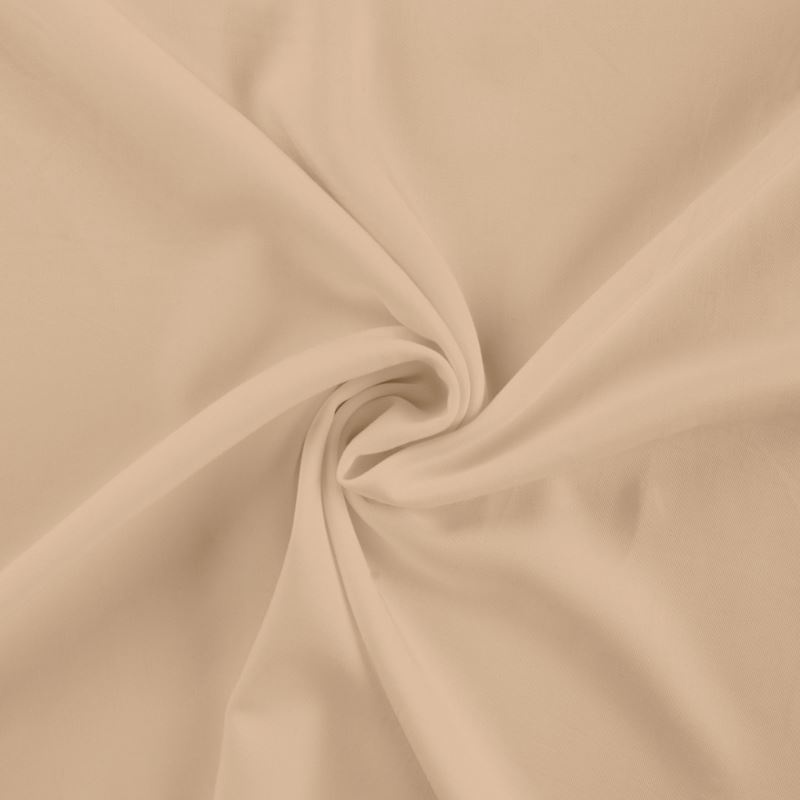 Tissu Viscose Twill Uni Sable 