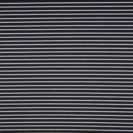 Tissu Punta Yarn Petite Rayure Navy