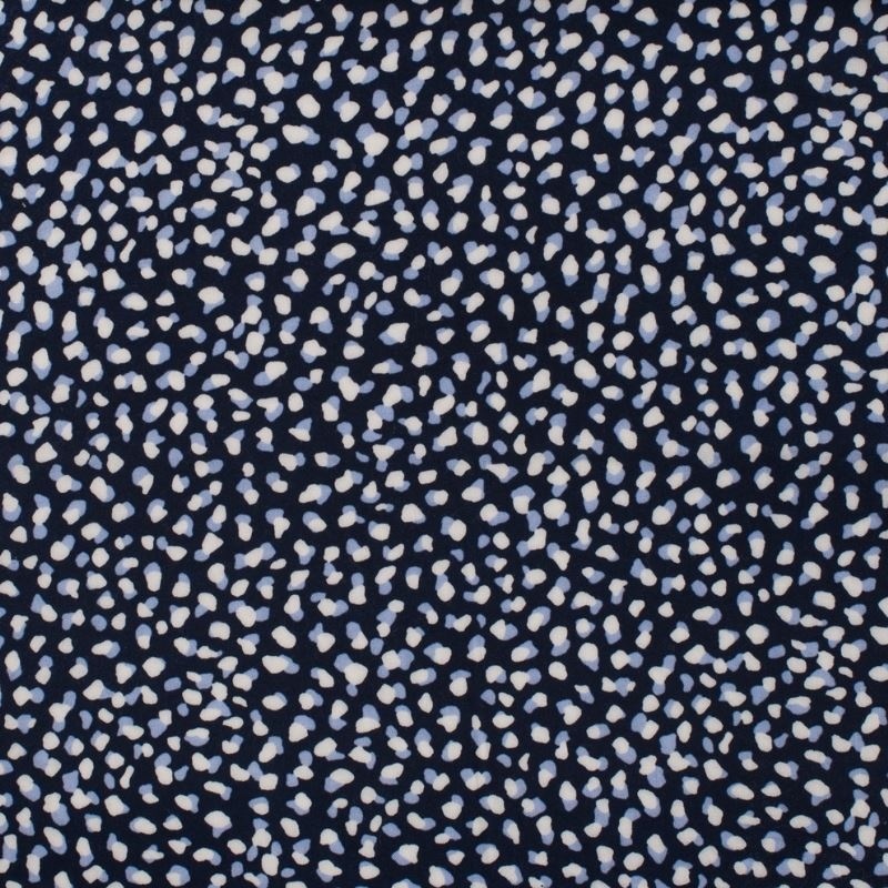 Tissu Viscose Chally Tache Navy