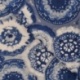 Tissu Coton Rayonne Imprimée Cercle Jean 