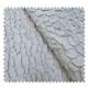 Tissu Fausse Fourrure Grizzly Argent