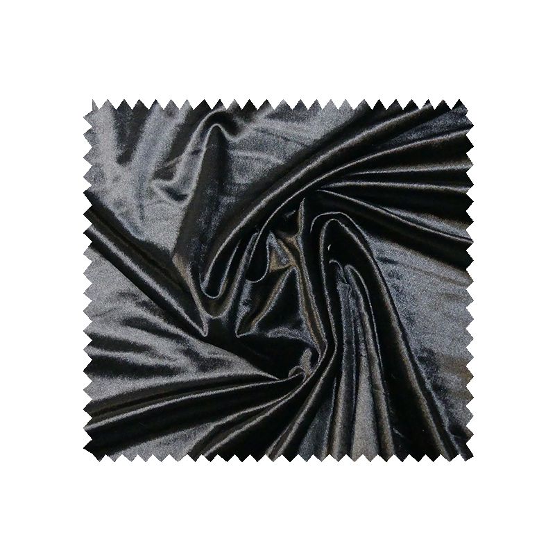 Tissu Velours Noir Tissus des Ursules