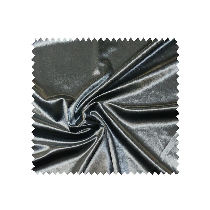 Tissu Velours Anthracite