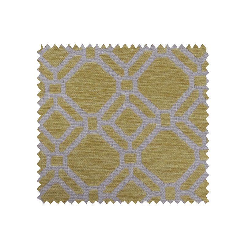 Tissu Esmeralda Jacquard Chenillé Jaune