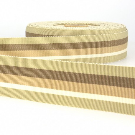 Ruban gros grain stripes