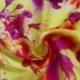 Tissu Voile Jacquard Plissé Jaune 