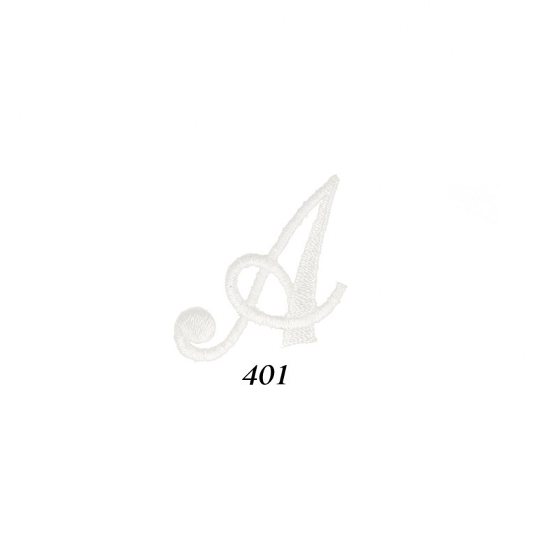 Lettres anglaises - Blanc a