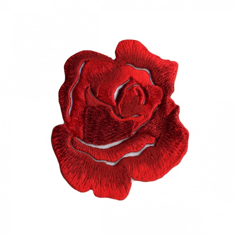 Ecusson rose - Rouge