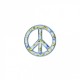 Peace & love liberty - Bleu ciel