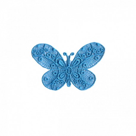 Papillon dentelle - Turquoise