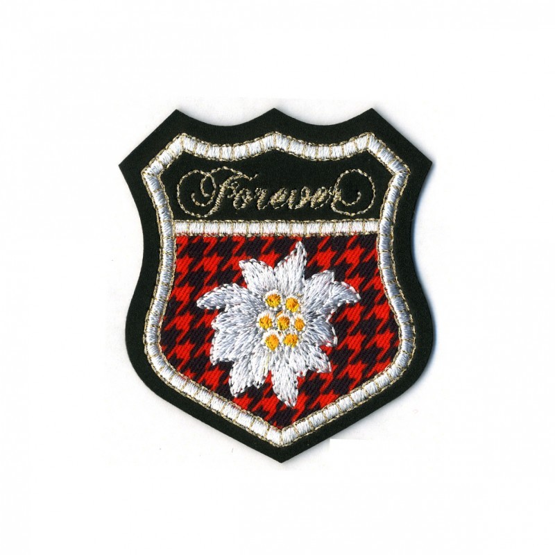 BG7338 - INSIGNE BADGE blason EDELWEISS CHAMONIX