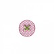 Bouton a pois - Rose
