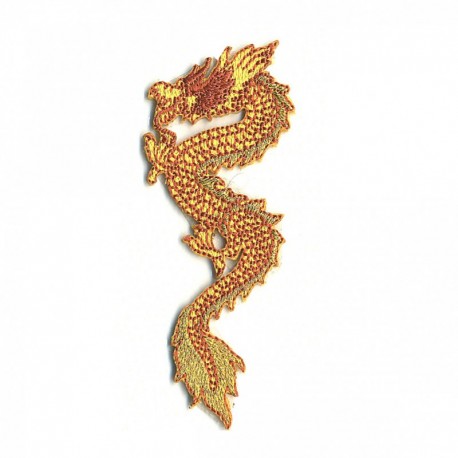 Dragons 8,5x3 cm - Orange/rouge
