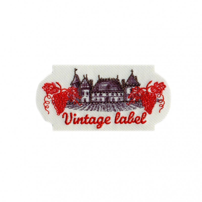 Vintage label - Chateau 4x8