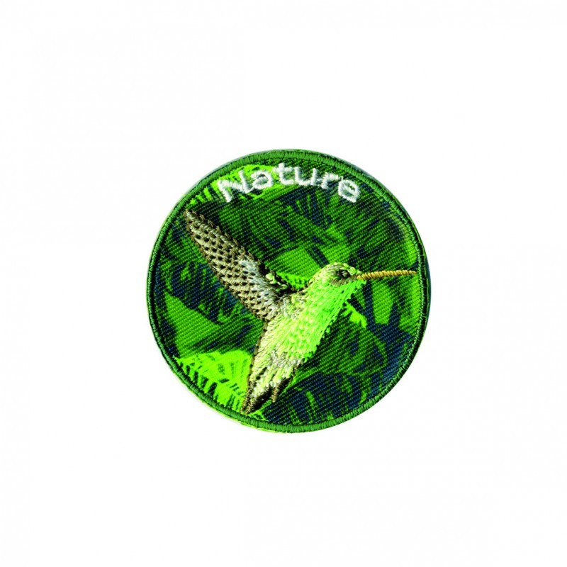 Nature fond vert 5x5 - Oiseau