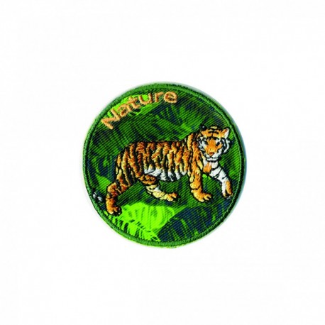 Nature fond vert 5x5 - Tigre
