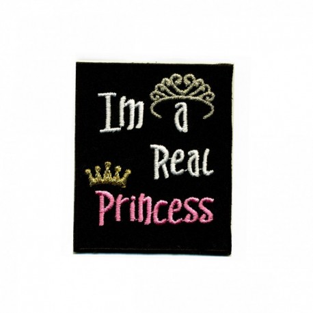 Message positif 5x6cm - A real princess
