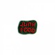 Junk food 3x2,5cm - Vert paillettes