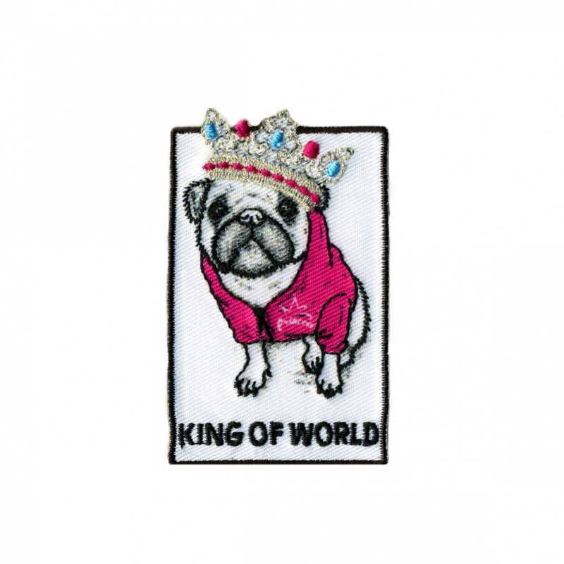 Chien king of5x4cm - Kg of the world