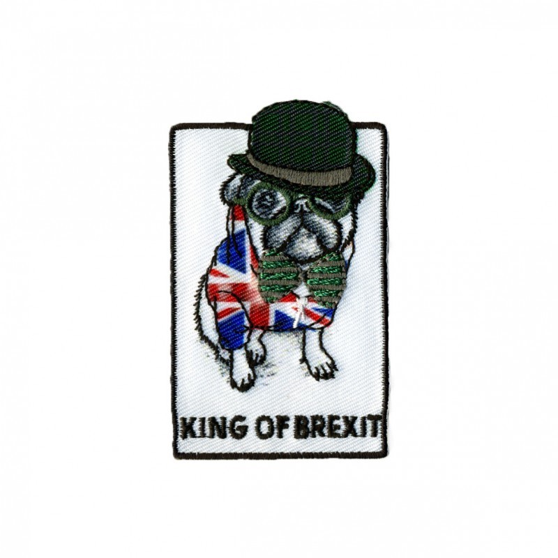 Chien king of5x4cm - King of brexit