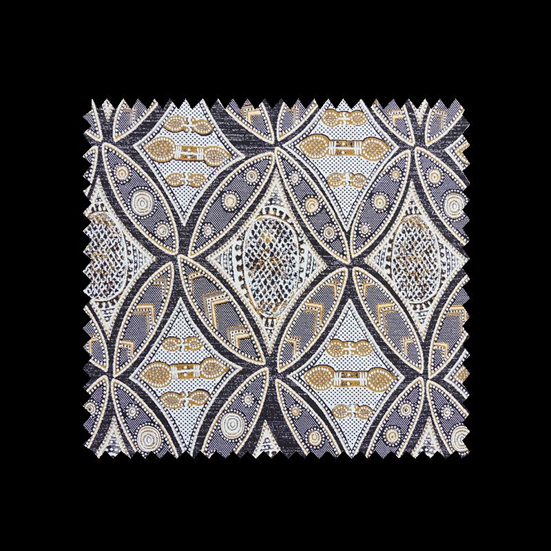 Tissu Jacquard Mad Café