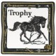 Ecussons cheval trophy - Noir