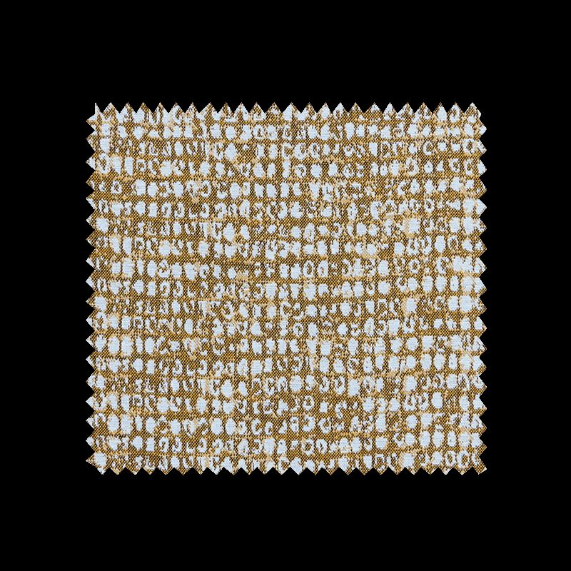 Tissu Jacquard Zaka Ocre