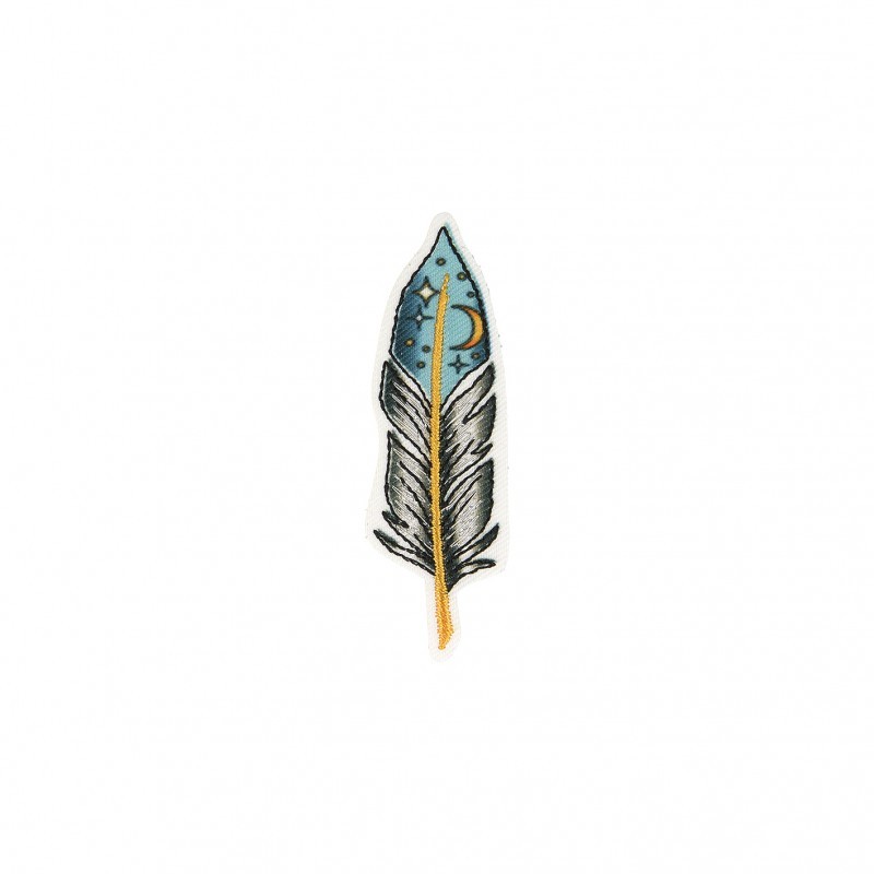 Ecusson plume tatoo - Plume