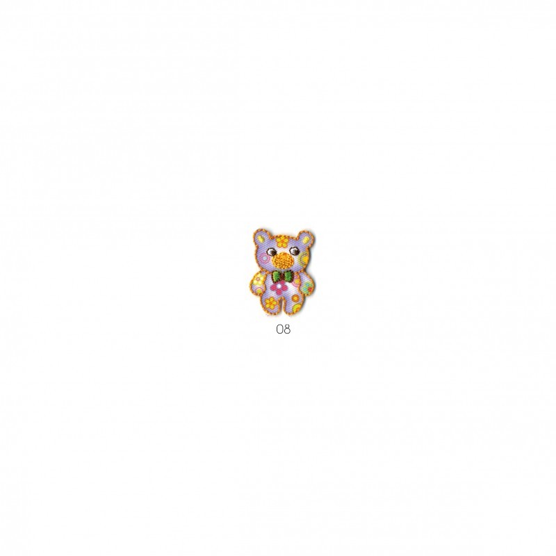 Pm motif avec fleurs - Ourson