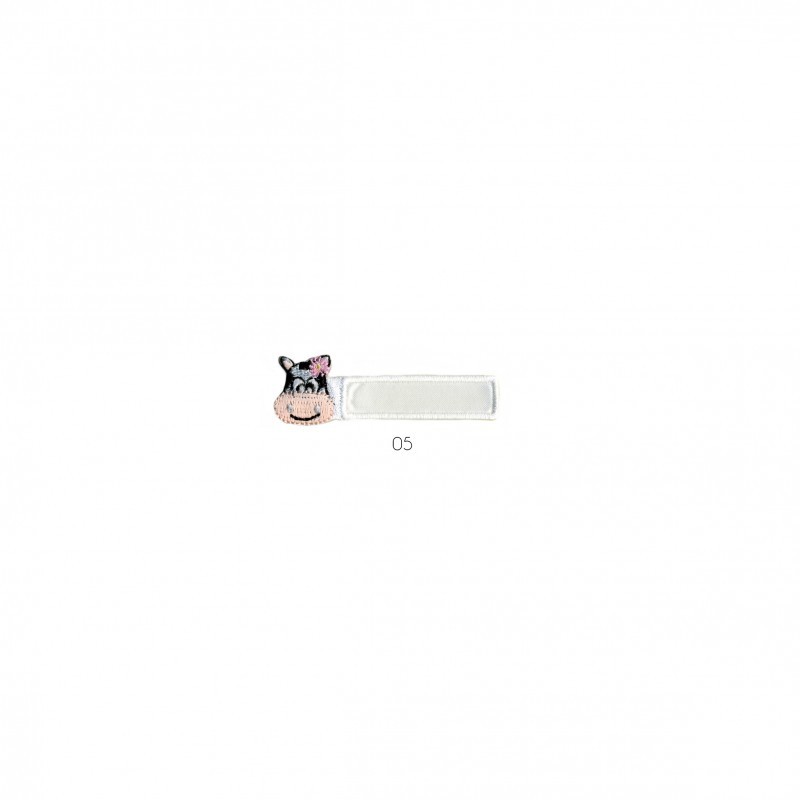Etiquette nom - Vache blanc