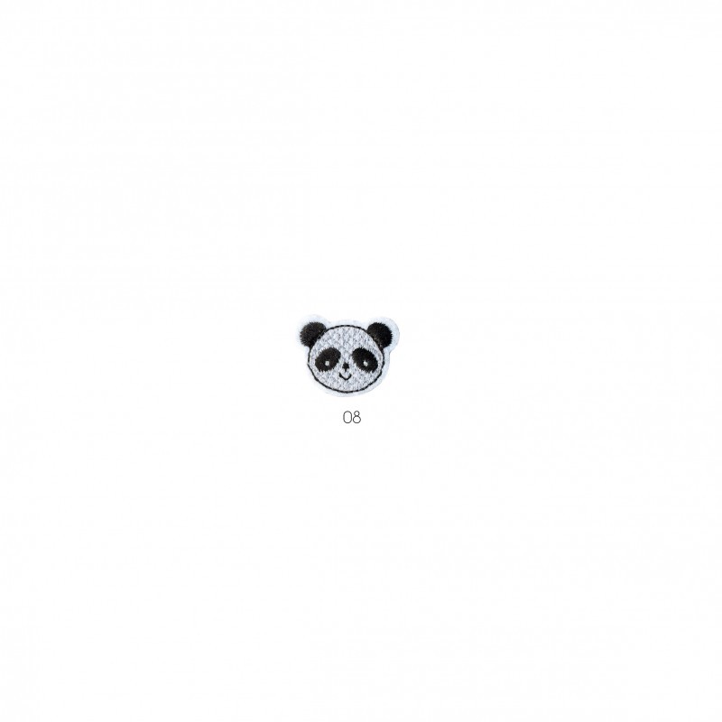 Pm motifs effet crochet - Panda