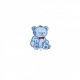 Ourson chaton feutrine - Ourson bleu