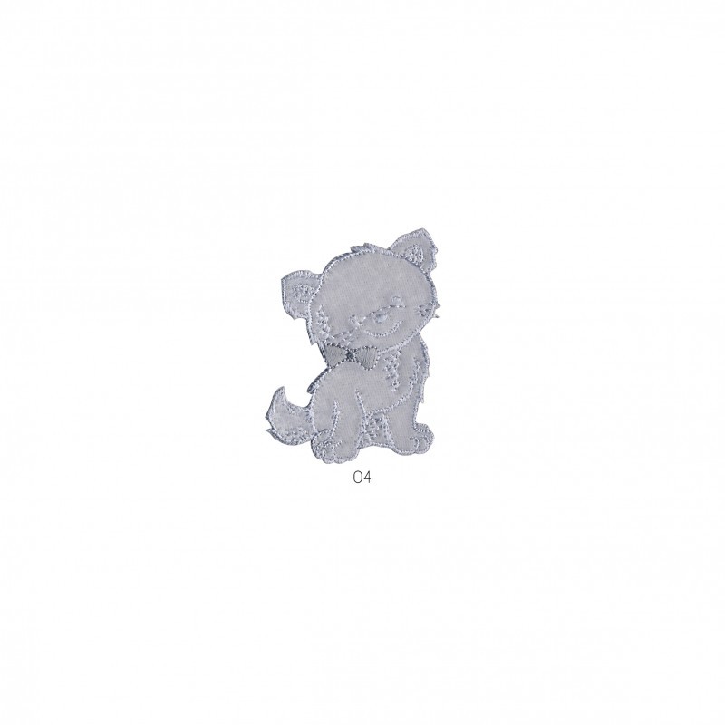 Ourson chaton feutrine - Chaton gris