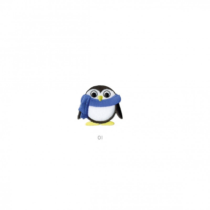 Pingouin en hiver - Avec écharpe