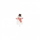 Personnages de noel - Bonhomme neige