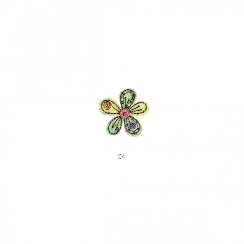 Motif imprime - Fleur 4,5x4