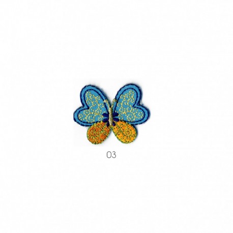 Fleurs et animaux - Papillon 3x3