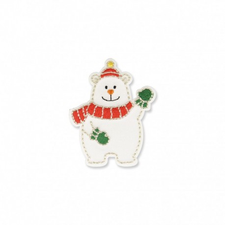 Ecusson noel - Ours