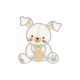 Ecusson peluches - Lapin blanc