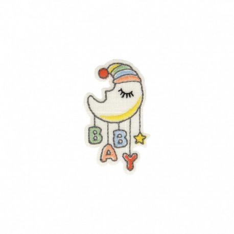 Ecusson bebe - Lune baby