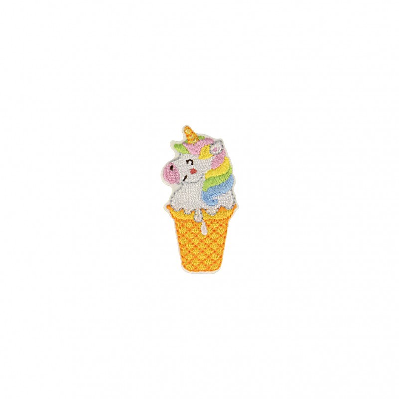 Ecusson animaux glaces - Licorne