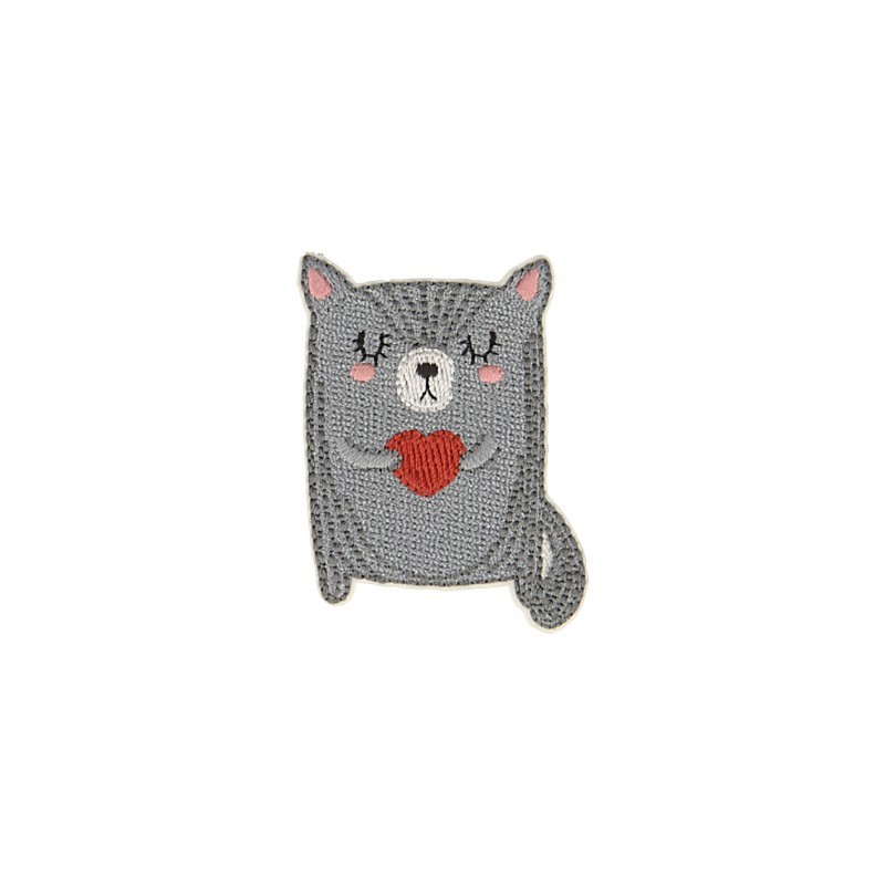 Ecusson animaux coussin - Chat