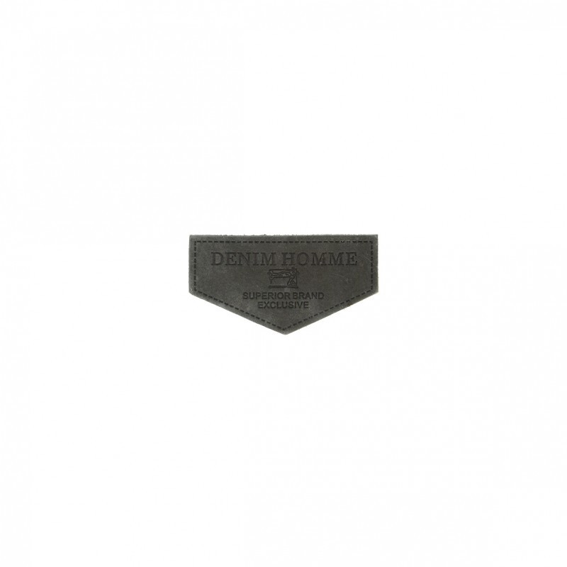 Motif cuir véritable - Noir