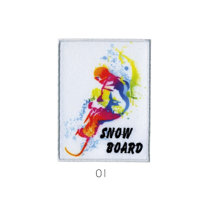 Snowboard - Blanc vertical