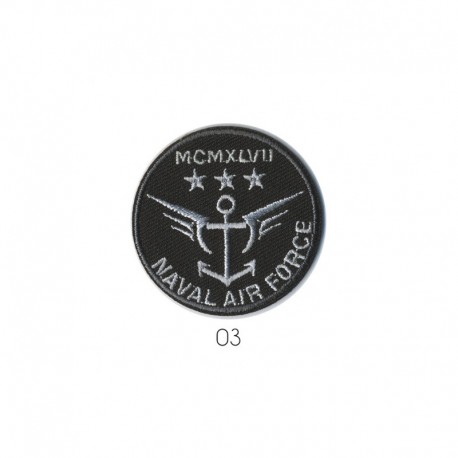 Naval air force 4x4cm - Noir