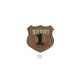 Blason sport 4x4cm - Beige