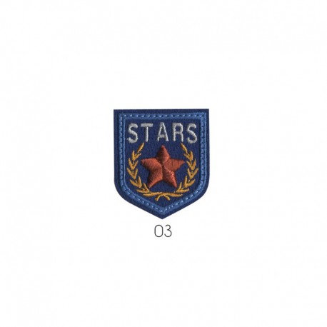 Blason stars 4x3,5cm - Jean