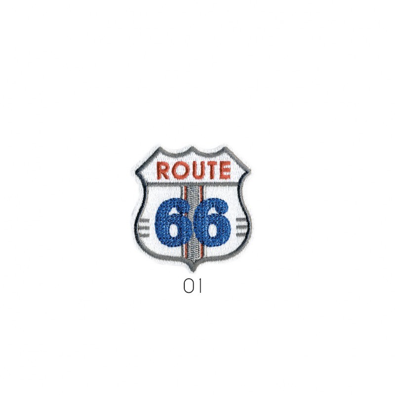 Route 66 4x4,5cm - Blanc/bleu