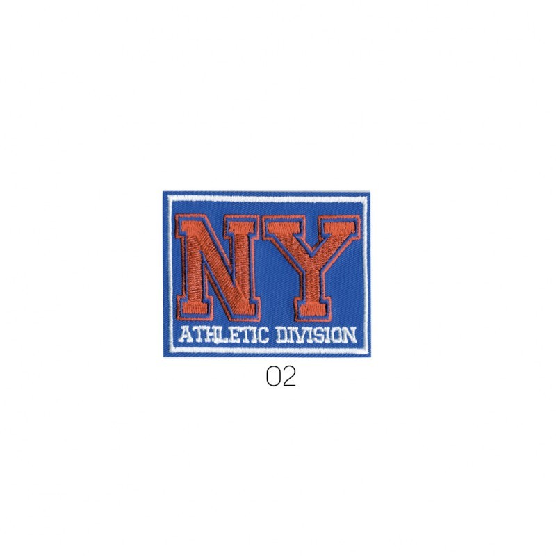 Ny athletic 7,5x5,5 - Bleur/rouge